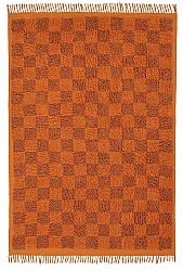 Ryetepper - Elsey Natural Cotton Shaggy (oransje/rød)