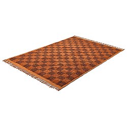 Ryetepper - Elsey Natural Cotton Shaggy (oransje/rød)