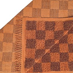 Ryetepper - Elsey Natural Cotton Shaggy (oransje/rød)