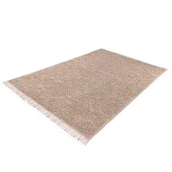 Ryetepper - Elsey Natural Cotton Shaggy (rosa/oransje)