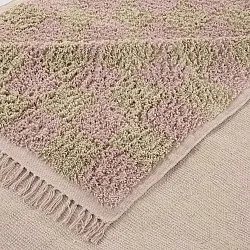 Ryetepper - Elsey Natural Cotton Shaggy (rosa/oransje)
