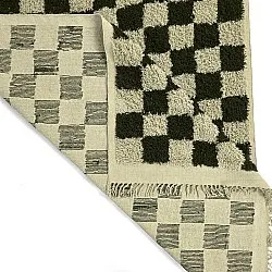 Ryetepper - Elsey Natural Cotton Shaggy (svart/beige)