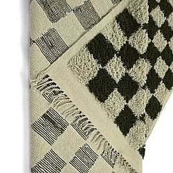 Ryetepper - Elsey Natural Cotton Shaggy (svart/beige)
