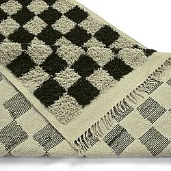 Ryetepper - Elsey Natural Cotton Shaggy (svart/beige)