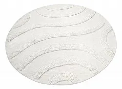 Runde tepper - Emilia Natural Cotton Shaggy (offwhite)