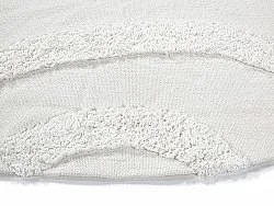 Runde tepper - Emilia Natural Cotton Shaggy (offwhite)