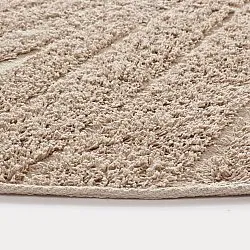 Runde tepper - Farley Natural Cotton Shaggy (beige)