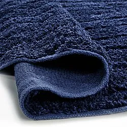 Runde tepper - Farley Natural Cotton Shaggy (blå)