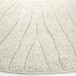 Runde tepper - Farley Natural Cotton Shaggy (off-white)