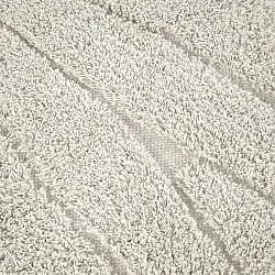 Runde tepper - Farley Natural Cotton Shaggy (off-white)