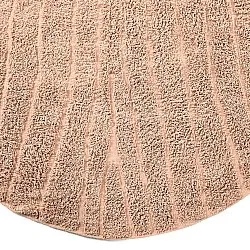 Runde tepper - Farley Natural Cotton Shaggy (rosa)