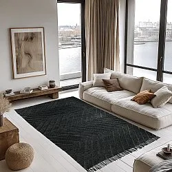 Ryetepper - Farley Natural Cotton Shaggy (svart)