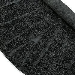 Runde tepper - Farley Natural Cotton Shaggy (svart)