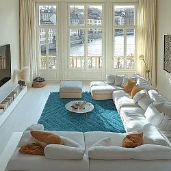 Ryetepper - Farley Natural Cotton Shaggy (turkis)
