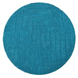 Runde tepper - Farley Natural Cotton Shaggy (turkis)
