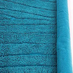 Runde tepper - Farley Natural Cotton Shaggy (turkis)