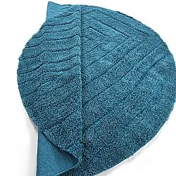Runde tepper - Farley Natural Cotton Shaggy (turkis)
