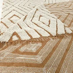 Ryetepper - Holwell Natural Cotton Shaggy (off white/brun)