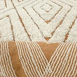 Ryetepper - Holwell Natural Cotton Shaggy (off white/brun)