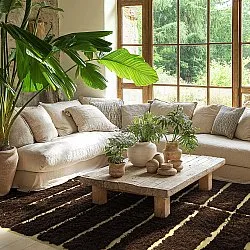 Ryetepper - Ikara Natural Cotton Shaggy (brun)