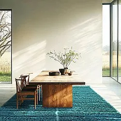 Ryetepper - Ikara Natural Cotton Shaggy (turkis)