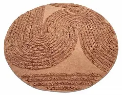 Runde tepper - Jovie Natural Cotton Shaggy (terrakotta)
