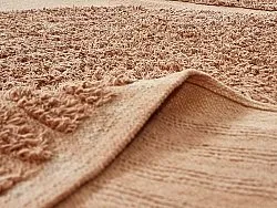 Runde tepper - Jovie Natural Cotton Shaggy (terrakotta)