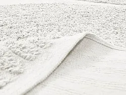 Runde tepper - Jovie Natural Cotton Shaggy (offwhite)
