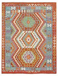 Orientalsk kelimteppe 198 x 155 cm