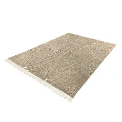Ryetepper - Kindon Natural Cotton Shaggy (beige/hvit)