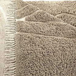 Ryetepper - Kindon Natural Cotton Shaggy (beige/hvit)