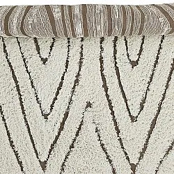 Ryetepper - Kindon Natural Cotton Shaggy (off white/brun)