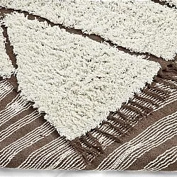 Ryetepper - Kindon Natural Cotton Shaggy (off white/brun)