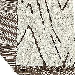 Ryetepper - Kindon Natural Cotton Shaggy (off white/brun)
