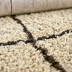 Ryetepper - Lana Natural Cotton Shaggy (beige/brun)