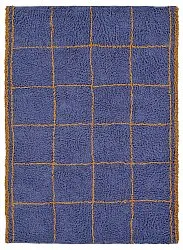 Ryetepper - Lana Natural Cotton Shaggy (blå/gul)