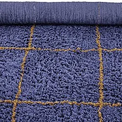 Ryetepper - Lana Natural Cotton Shaggy (blå/gul)