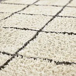 Ryetepper - Lana Natural Cotton Shaggy (krem/mørk grå)