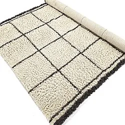 Ryetepper - Lana Natural Cotton Shaggy (krem/mørk grå)