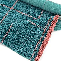 Ryetepper - Lana Natural Cotton Shaggy (turkis/rosa)