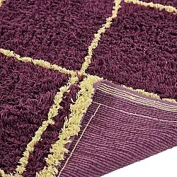 Ryetepper - Lana Natural Cotton Shaggy (burgunder/gul)