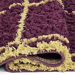 Ryetepper - Lana Natural Cotton Shaggy (burgunder/gul)