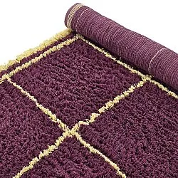 Ryetepper - Lana Natural Cotton Shaggy (burgunder/gul)