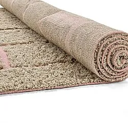 Ryetepper - Lindley Natural Cotton Shaggy (beige/rosa)