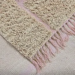 Ryetepper - Lindley Natural Cotton Shaggy (beige/rosa)