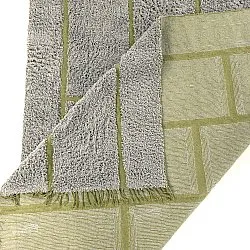 Ryetepper - Lindley Natural Cotton Shaggy (greige/grønn)