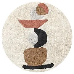 Runde tepper - Mantona Natural Cotton Shaggy (multi)