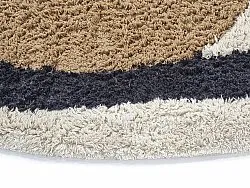 Runde tepper - Mantona Natural Cotton Shaggy (multi)