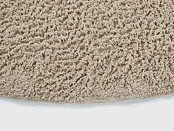 Runde tepper - Mareto Natural Cotton Shaggy (brun)