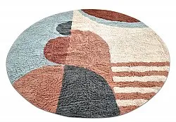 Runde tepper - Osmery Natural Cotton Shaggy (multi)